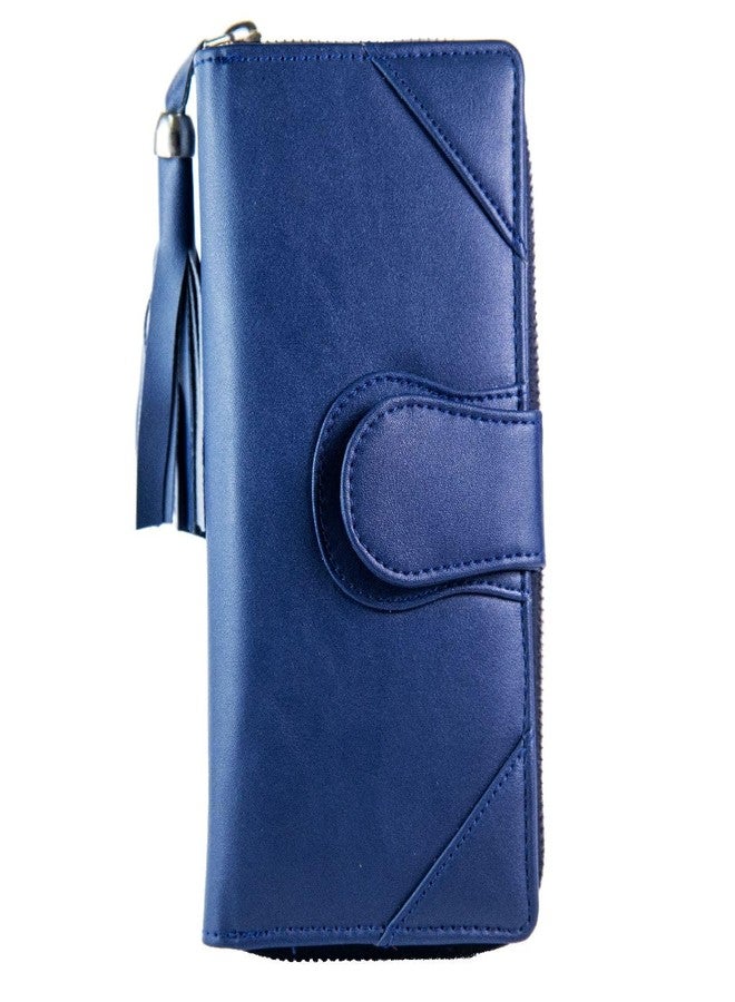 Sifa Women Casual, Evening/Party, Formal, Travel, Trendy Blue Artificial Leather Wallet (13 Card Slots) - Image 1
