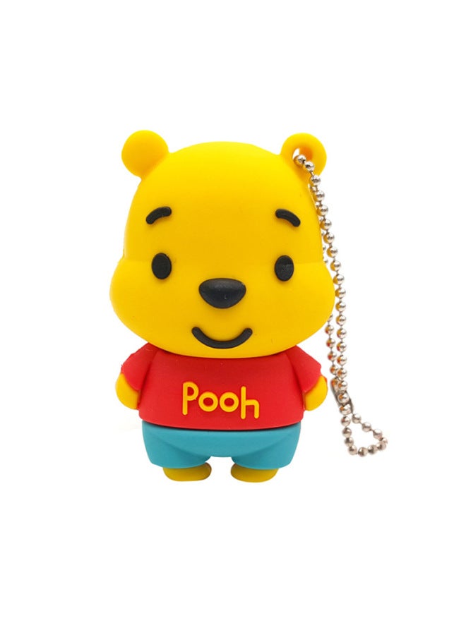 Cartoon USB 16g Cute Creative Mini USB 32g Doll Gift USB Company Exhibition Bidding USB Wholesale-Color:Winnie The Pooh-Capacity:32GB - Image 1