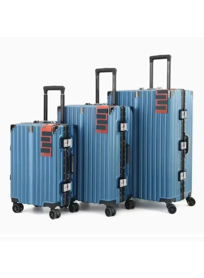 Prosperity 3-Piece Luggage Set (20/24/28 Inch) – 360° Smooth Spinner Wheels, Lightweight & Durable Travel Suitcases - Image 3