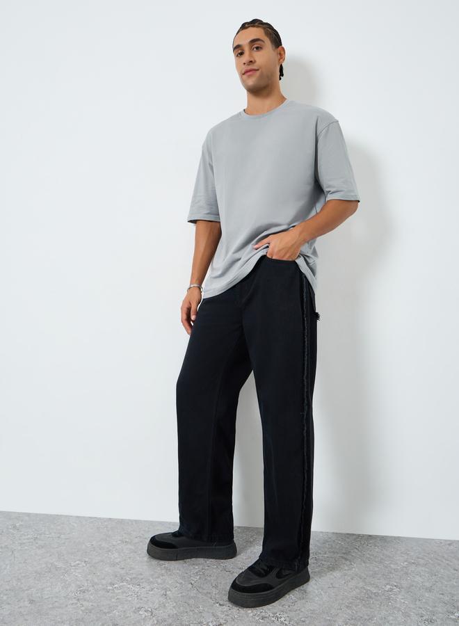 ستايلي تيشيرت واسع بطبعة جرافيك - Image 2