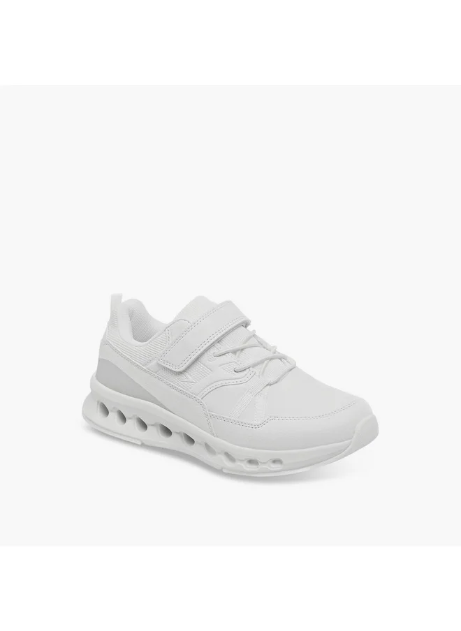 داش Boys Panelled Sports Shoes with Hook and Loop Closure