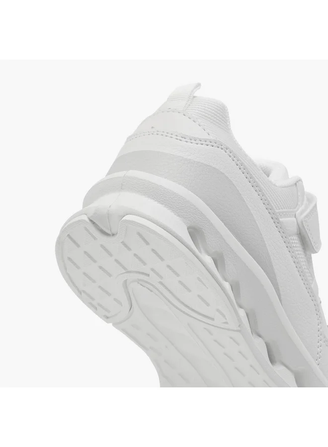 Dash Boys Panelled Sports Shoes with Hook and Loop Closure