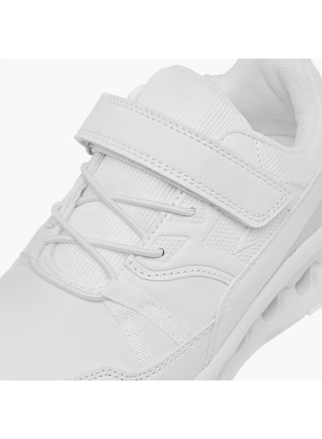 Dash Boys Panelled Sports Shoes with Hook and Loop Closure