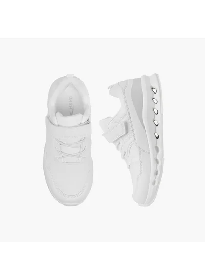 Dash Boys Panelled Sports Shoes with Hook and Loop Closure