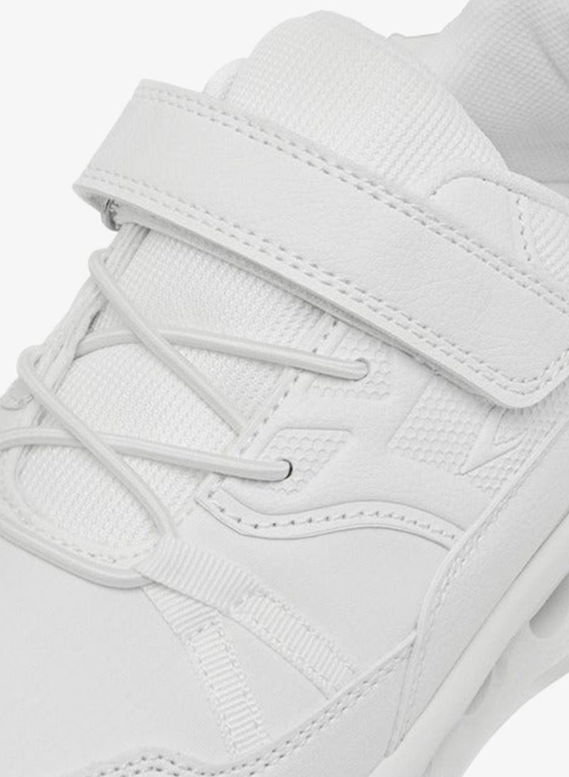 Dash Boys Panelled Sports Shoes with Hook and Loop Closure - Image 4