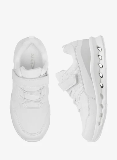 Dash Boys Panelled Sports Shoes with Hook and Loop Closure