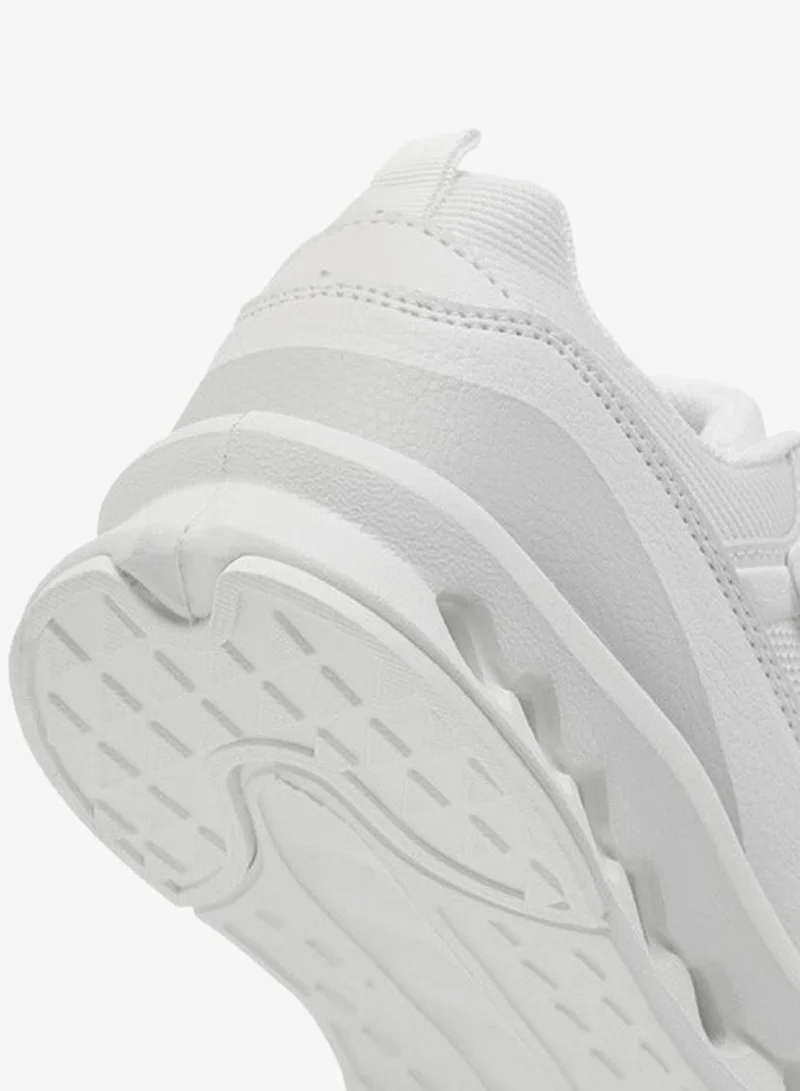 Dash Boys Panelled Sports Shoes with Hook and Loop Closure