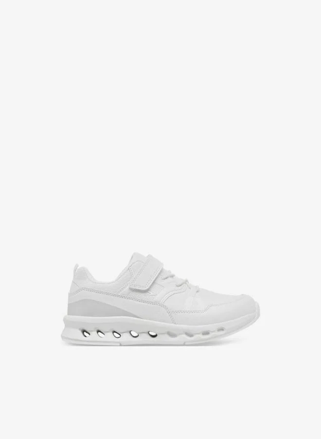 Dash Boys Panelled Sports Shoes with Hook and Loop Closure