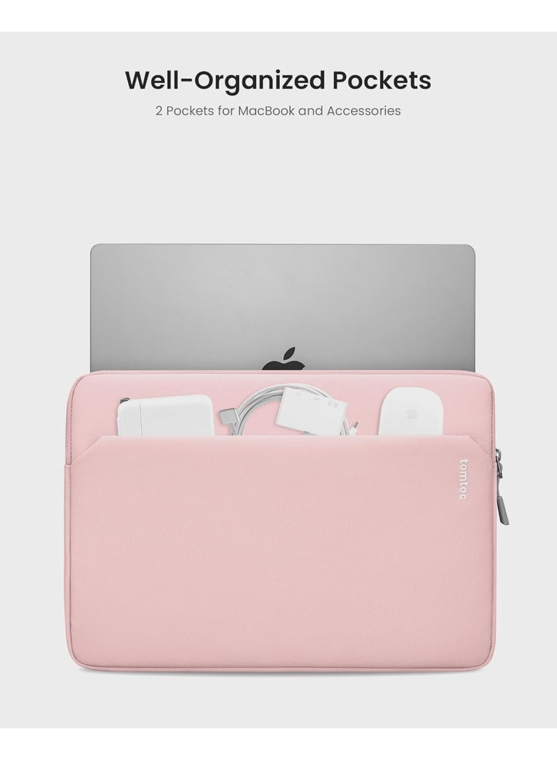 Tomtoc Light-A18 Slim Laptop Sleeve for 14-inch MacBook Pro M4/M3/M2/M1 Pro/Max 2024-2021, Water-Resistant Protective Case for 13.8 Inch Surface Eco-Friendly Laptop AI PC - Image 4