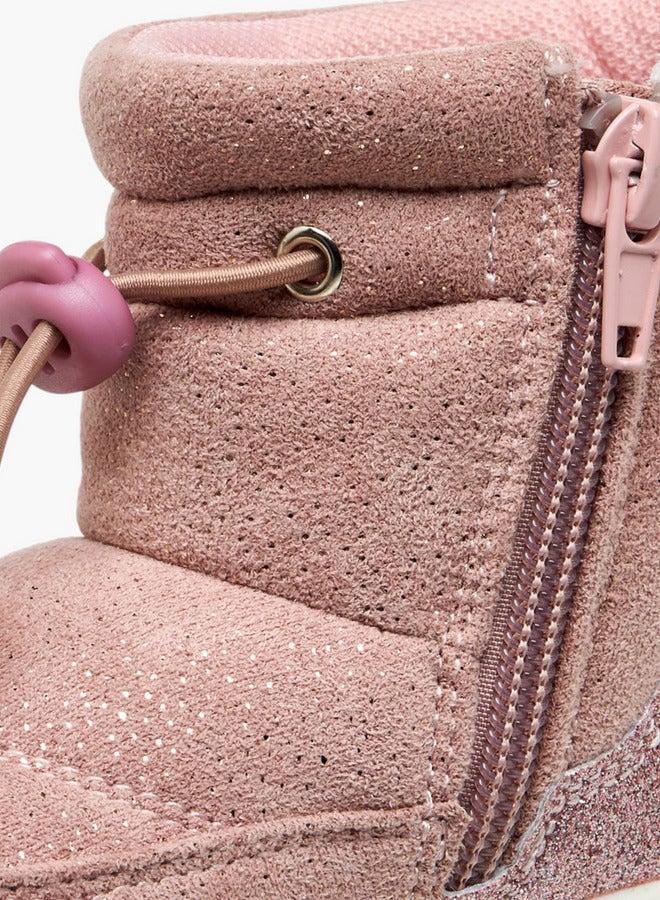 Barefeet Panelled Ankle Boots with Zip Closure - Image 5