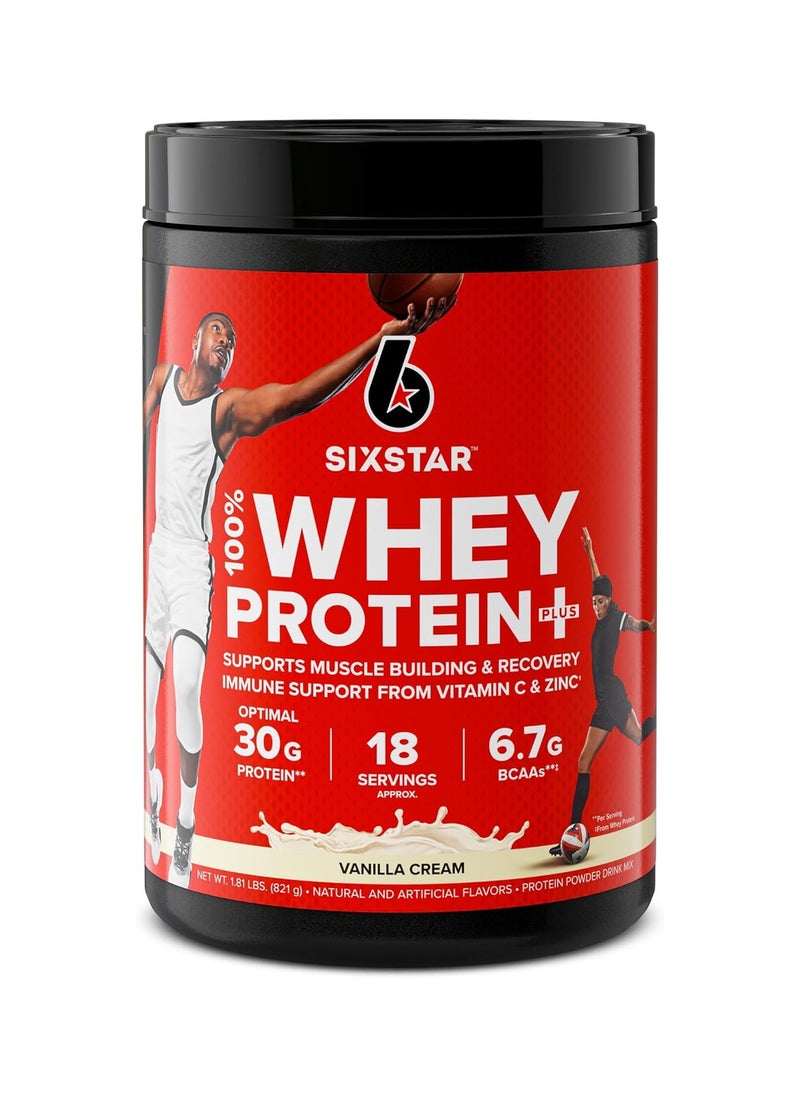 SIX STAR - Elite Series 100% Whey Protein Plus Vanilla Cream 1.8lbs US - Image 1