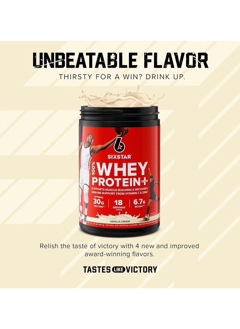 SIX STAR - Elite Series 100% Whey Protein Plus Vanilla Cream 1.8lbs US - Image 1