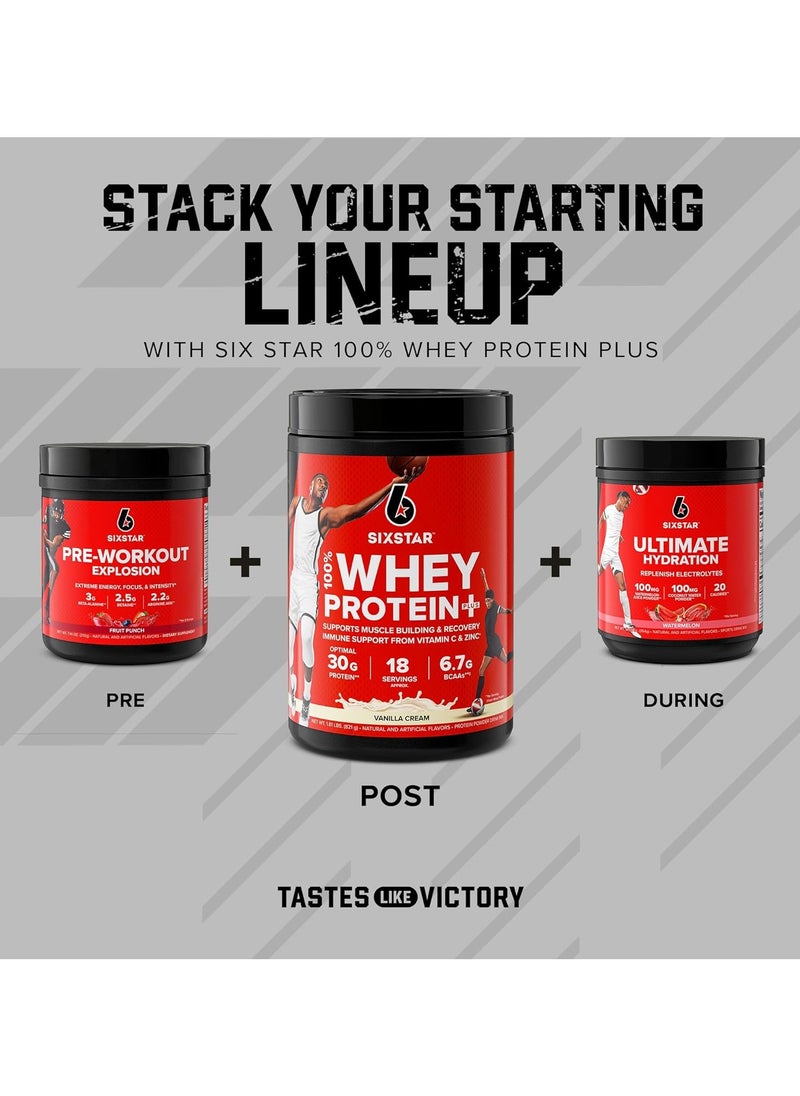 SIX STAR - Elite Series 100% Whey Protein Plus Vanilla Cream 1.8lbs US - Image 1
