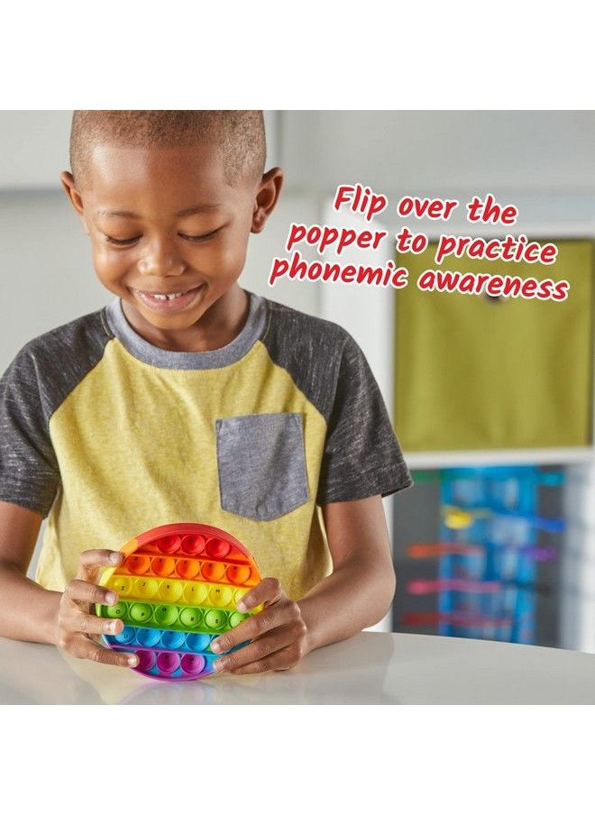 hand2mind - Alphabet Sensory Bubble Poppers Push Pop Fidget Toy Letter Practice For Preschoolers Toddler Alphabet Learning Abc Toys Fine Motor Toys Science Of Reading Manipulatives (Set Of 6) - Image 1