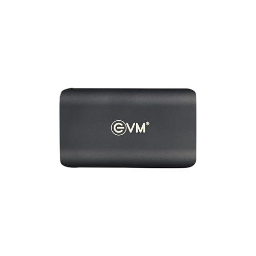 EVM EnSave 512GB Ultra Compact Portable SSD | USB 3.1 Gen 2 Type-C | Up to 550MB/s Read | Shockproof | High Speed Storage for PC, Mac & Android | Plug & Play | 10 Year Warranty (EPSSD/512GB) - Image 1