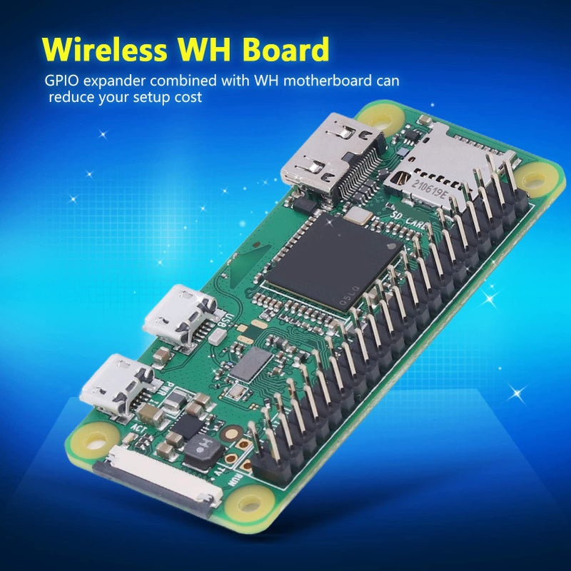 ذاكرة RAM بسعة 512 ميجابايت، معالج أحادي النواة، مزوّد بطاقة عبر Micro USB، موصل Raspberry GPIO، لوحة WH بسعة 512 ميجابايت - Image 3