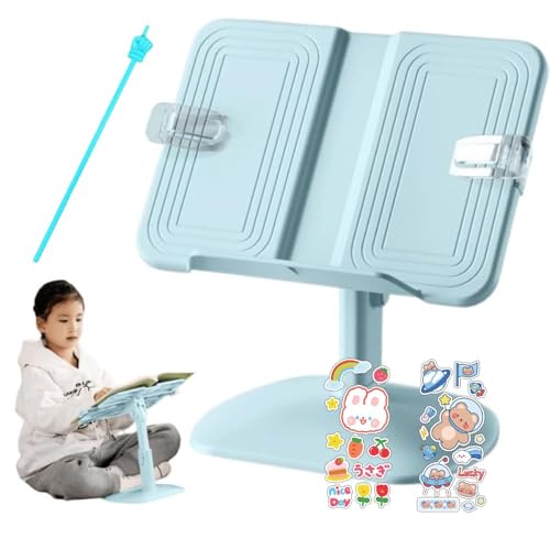Parssufy® Adjustable Book Holder for Kids & Adults | Ergonomic Reading Stand with Height & Angle Adjustment | Foldable Bookstand for Study Table, Office & Desk | Hands-Free Reading Stand - Image 1