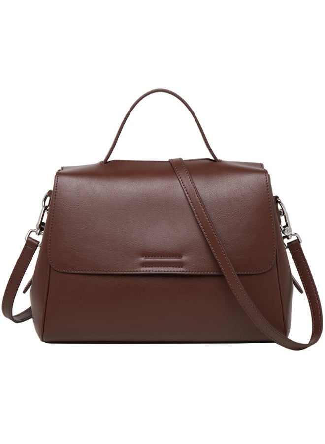 ZOOLER Zhuer Women's Handbag , Light Luxury Retro Genuine Leather Tote Bag, Commuter Crossbody Bag, Qixi Gift For Wife - Image 2