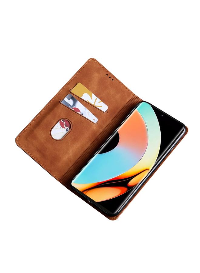 اس-توب جراب هاتف Realme 10 Pro+ 5G، جراب هاتف جلدي مغناطيسي أفقي قابل للطي - Image 3