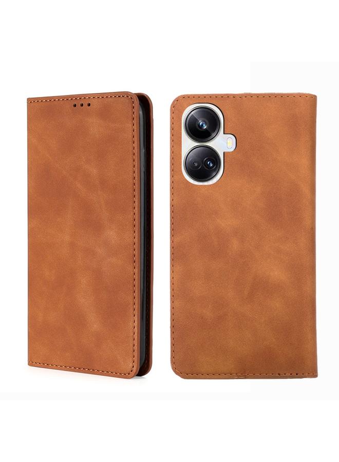 اس-توب جراب هاتف Realme 10 Pro+ 5G، جراب هاتف جلدي مغناطيسي أفقي قابل للطي - Image 1