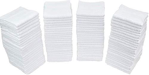 Simpli-Magic 79171 Terry Cleaning Cloths, 12"x12", White, 50 Pack - Image 1