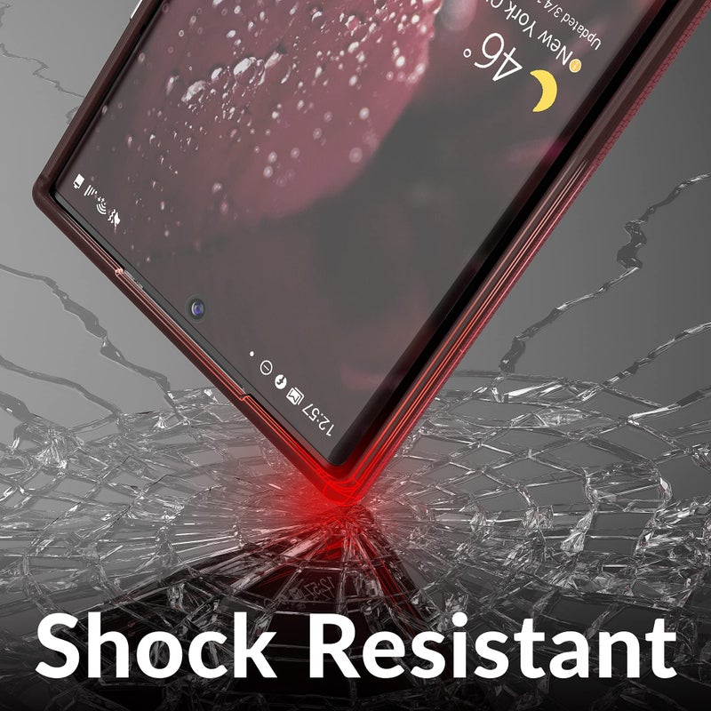 Crave Dual Guard for Galaxy Note 20 Ultra Case, Shockproof Protection Dual Layer Case for Samsung Galaxy Note 20 Ultra - Berry - Image 5