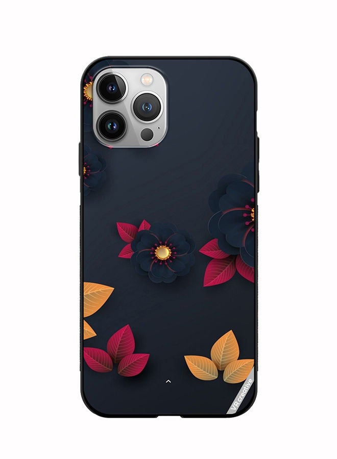 VR CREATIVE Protective Case Cover For Apple iPhone 12 Pro Max Flower Design Multicolour - Image 1
