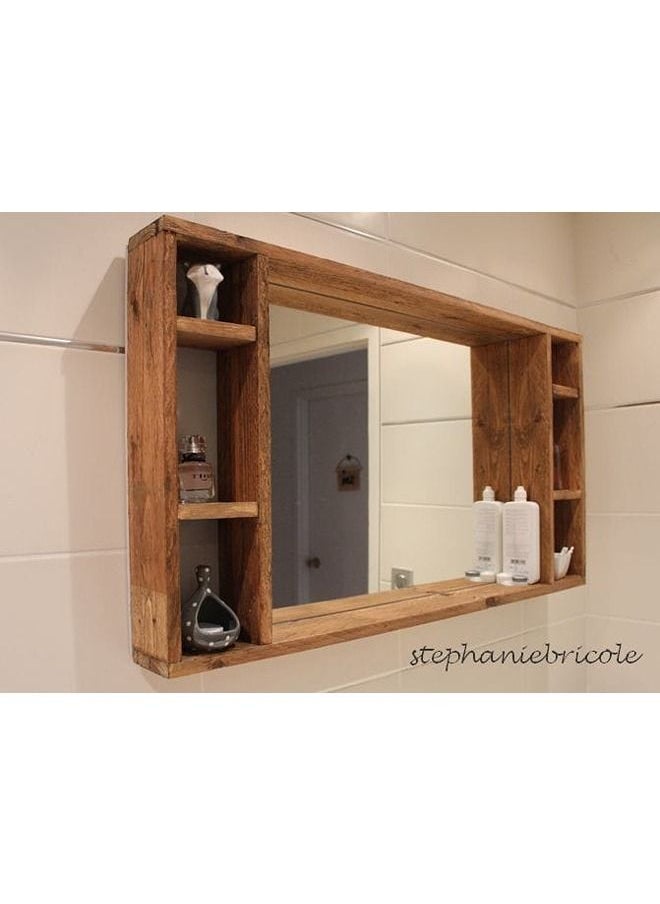 Art Wood wall mirror 