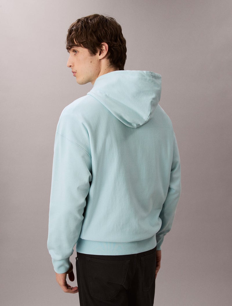 Calvin Klein Jeans Premium Fleece Monogram Logo Hoodie - Image 5