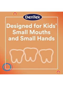 Dentek Kids Fun Flossers, Removes Food & Plaque, 75 Count, 3 Pack  - Image 5