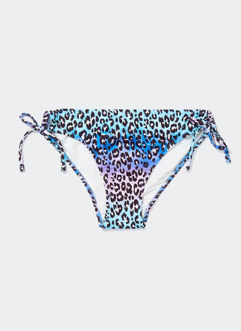 Matalan Leopard Print Tie Side Bikini Briefs