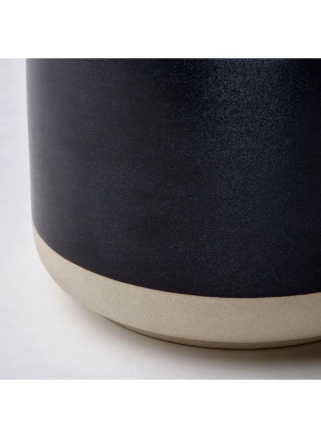 Scented Candle in Ceramic Jar, Berries, Black, 25 Hour Burn Time Berry and Violet Fragrance Candle with Leafy Green Notes for Home Decor, Relaxation and Ambience - Image 5