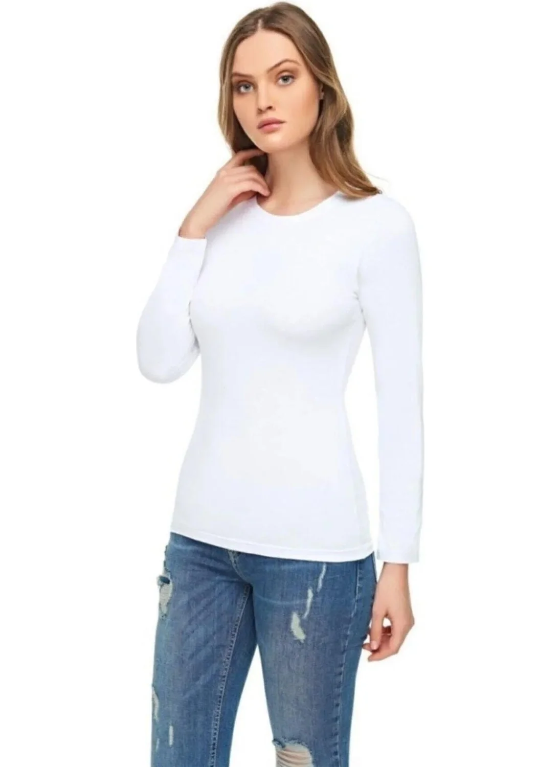 Tutku Elit Passion Elite Women's Long Sleeve Lycra Undershirt 2203- 1 Piece