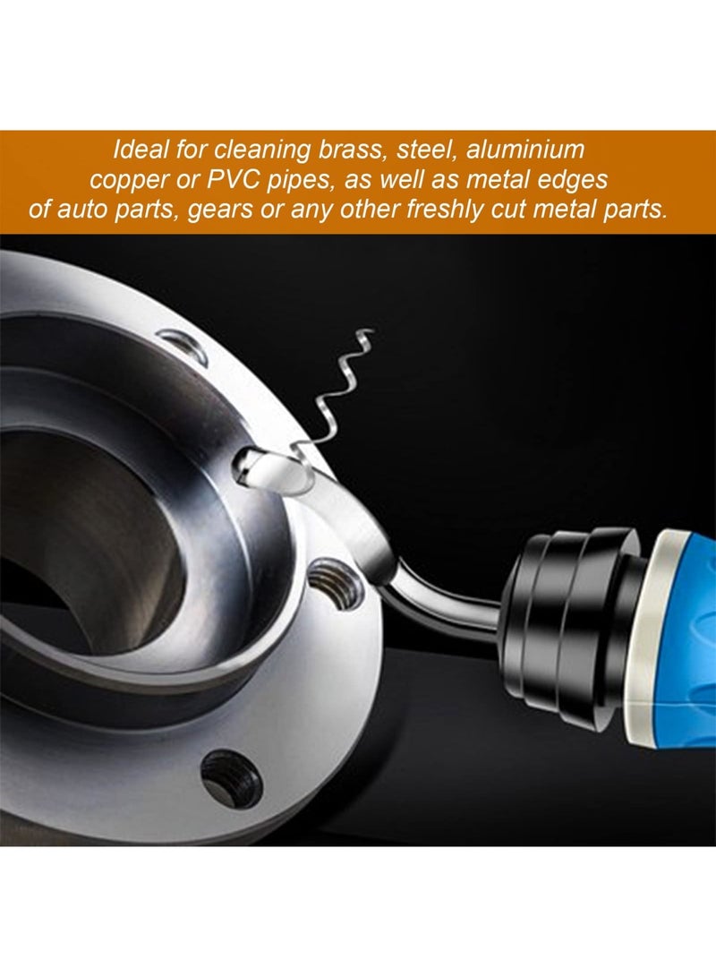 Barakah Deburring Tool with 11 Extra High Speed Steel Blades, Precision Edge Burr Removal, Rubber Non-slip Swivel Head Handle, Hand Deburring Tools for Metal, Resin, PVC, Wood, and 3D Printed Plastic Edges - Image 3