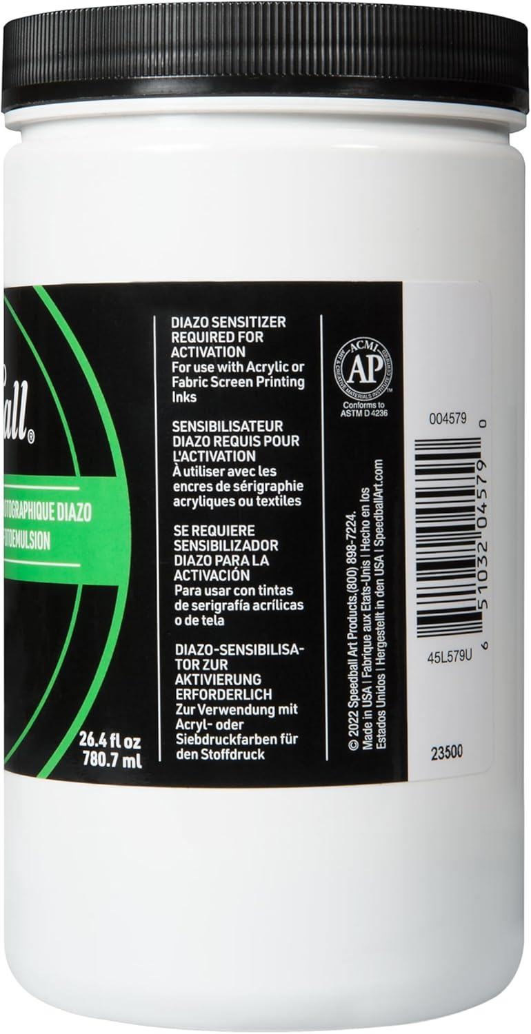 Speedball Diazo Photo Emulsion - 26.4 Ounce for Screen Printing - Image 2