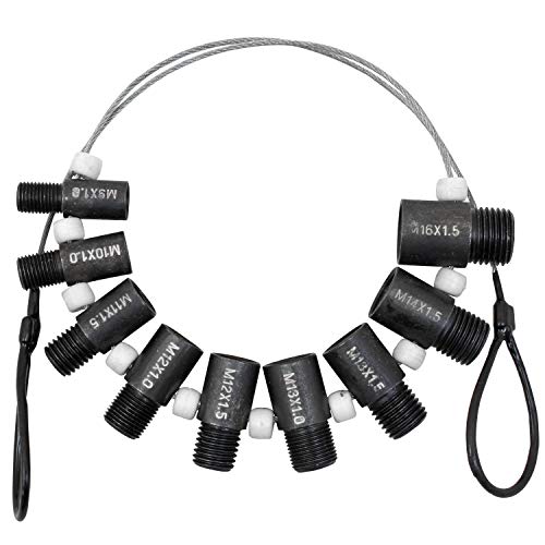 4LIFETIMELINES Metric Brake Line Fitting Thread Size Gauge - Image 1