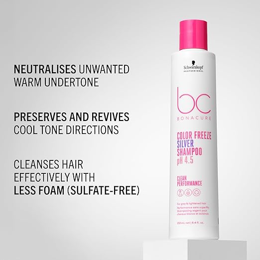 Schwarzkopf Professional شامبو شوارزكوف بي سي كولور فريز سيلفر - Image 4