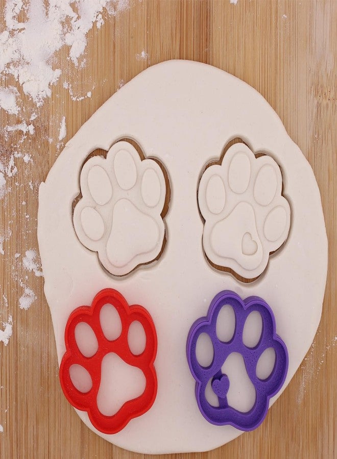 Mighty Gadget 2 pack of Cute Dog Paw Cookie Cutter Combo- 2.2x2.1”, Hand Made in the USA by Mighty Gadget - Image 1