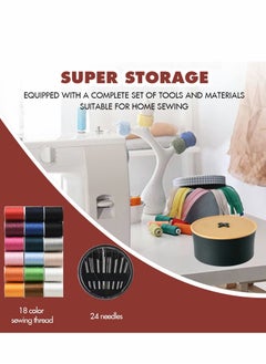 SYOSI Sewing Kit, Mini Sewing Supplies Basic Needle and Thread Kit Easy Carrying and Storage Organizer for Student,travel,home Sewing Set  - Image 4