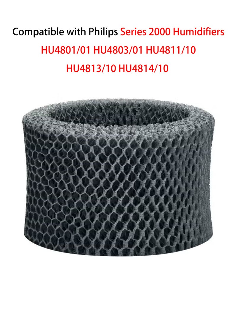 FY2401/30 Replacement Wick Filters Compatible with Philips HU4801 - HU4802 - HU4803 - HU4810 - HU4813 - HU4814 - HU4811/90 Series 2000 Humidifiers(GRAY) - Image 1