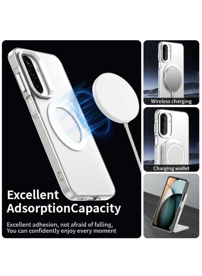 CHEROSIN Magnetic Phone Case for Samsung Galaxy A17,Supports Wireless Charging, TPU Shockproof Phone Cover,Anti-Slip,No Yellowing - Image 2