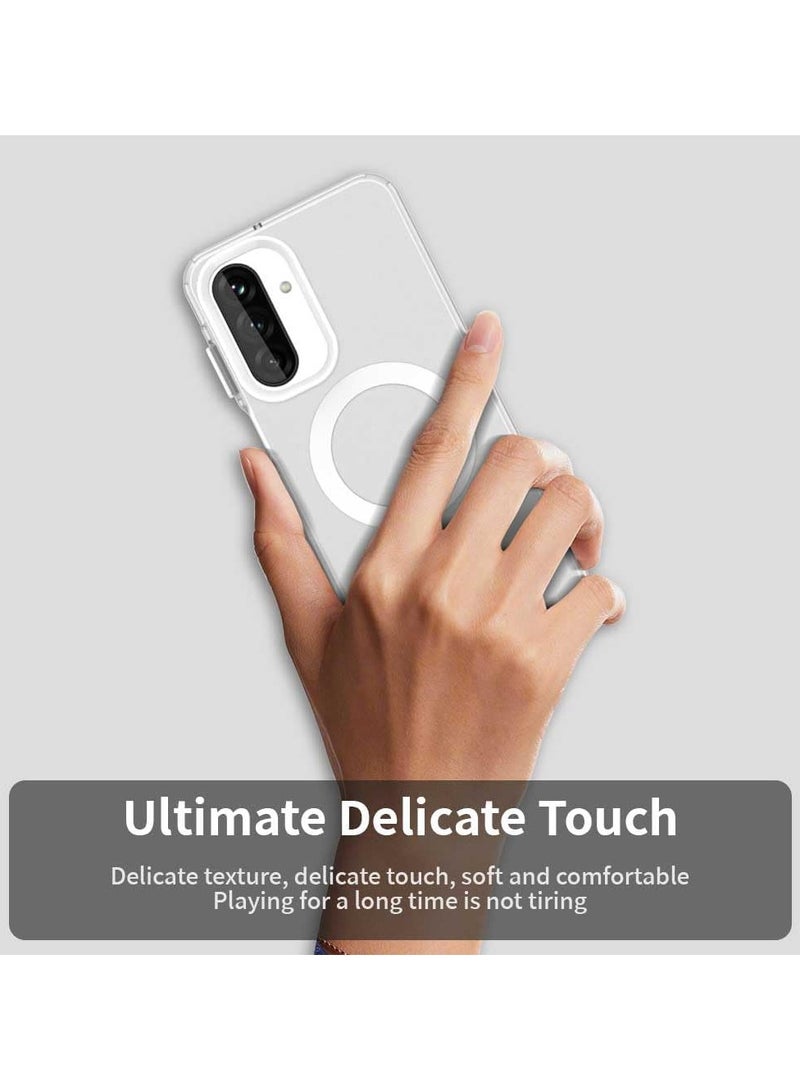CHEROSIN Magnetic Phone Case for Samsung Galaxy A17,Supports Wireless Charging, TPU Shockproof Phone Cover,Anti-Slip,No Yellowing - Image 5