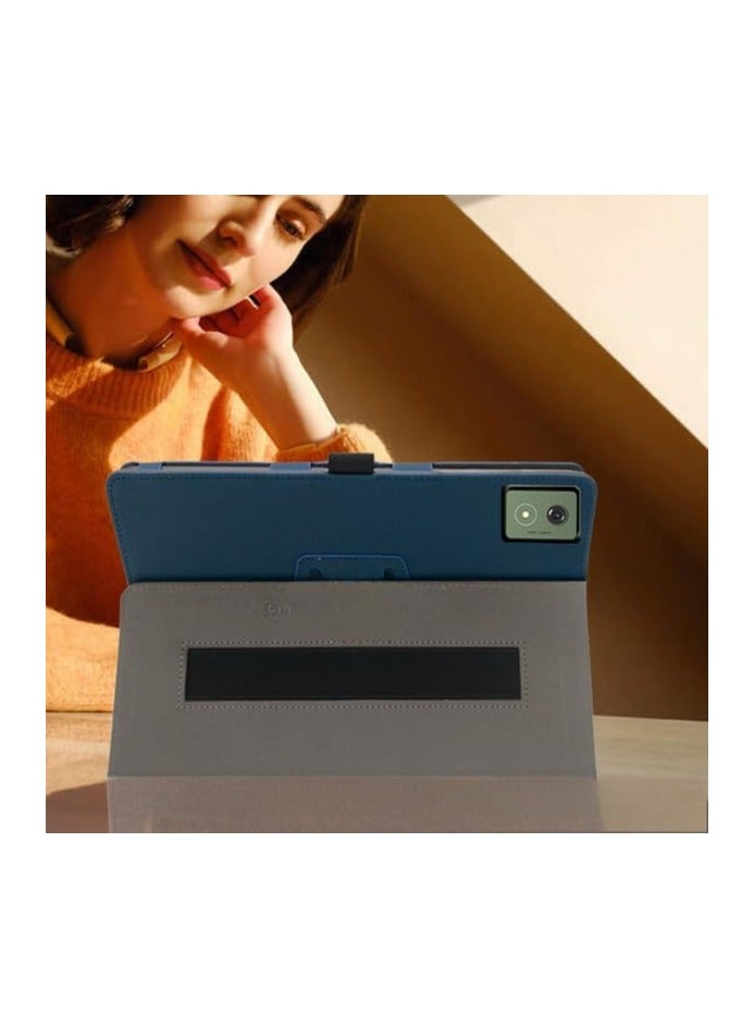 عام غطاء متوافق مع Motorola Moto Pad 60 Pro مقاس 12.7 بوصة 2025 - غطاء كامل التغطية فائق النحافة من جلد PU مع حامل مطوي لـ Moto Pad 60 Pro 12.7 بوصة - Image 2