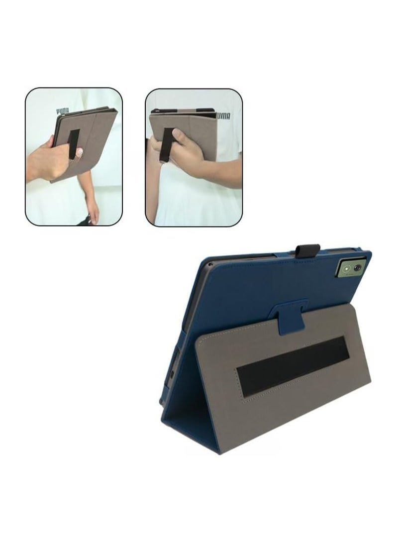 عام غطاء متوافق مع Motorola Moto Pad 60 Pro مقاس 12.7 بوصة 2025 - غطاء كامل التغطية فائق النحافة من جلد PU مع حامل مطوي لـ Moto Pad 60 Pro 12.7 بوصة - Image 3