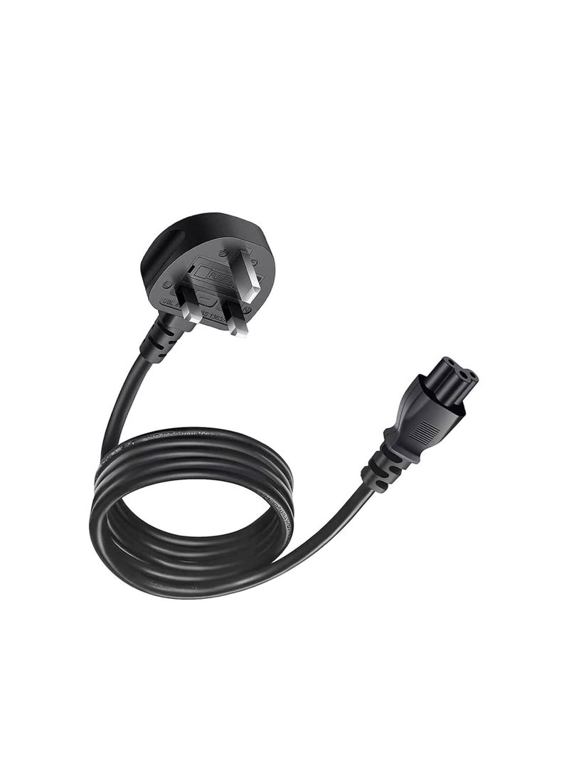 Replacement Power Cable 1.5m – UK Plug BS 1363 to C5 2.5A 250V 18AWG – for Printer and Laptop Charger - Image 4