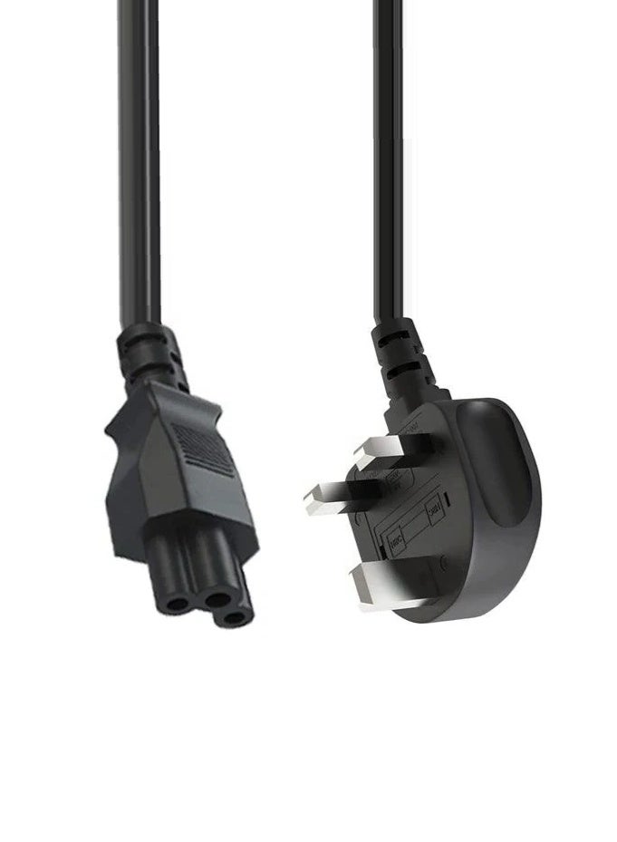 برايت كابل طاقة بديل 1.5 متر – فيشة بريطانية BS 1363 إلى C5 2.5A 250V 18AWG – مناسب للطابعات وشواحن اللابتوب - Image 3