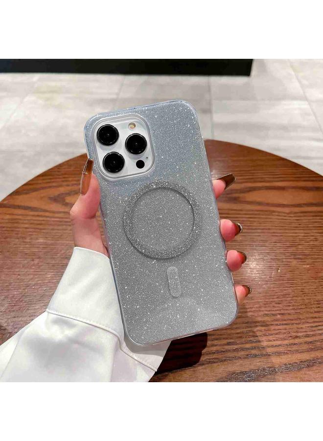 زبون جراب لهاتف iPhone 12 جراب هاتف مغناطيسي لامع من MagSafe TPU - Image 2