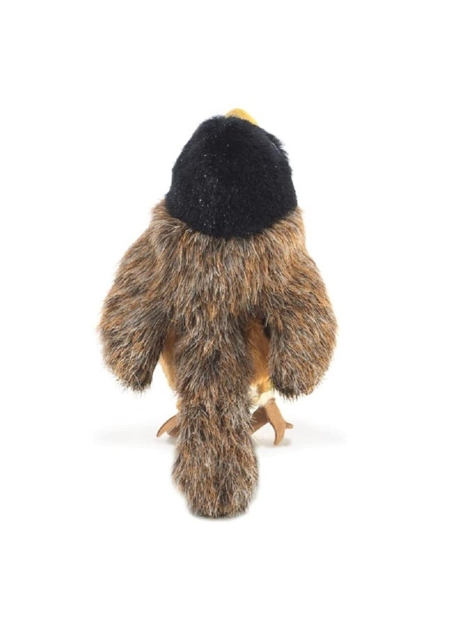 Folkmanis Folkmanis Mini Robin Finger Puppet Brown, Reddish Orange, Black, 8"  - Image 3