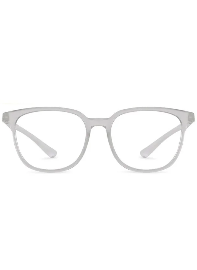 لينسكارت بلو LENSKART BLU | Zero Power Blue Cut & Antiglare Computer Eyeglasses | Wayfarer For Men & Women | Large | LB E13740
