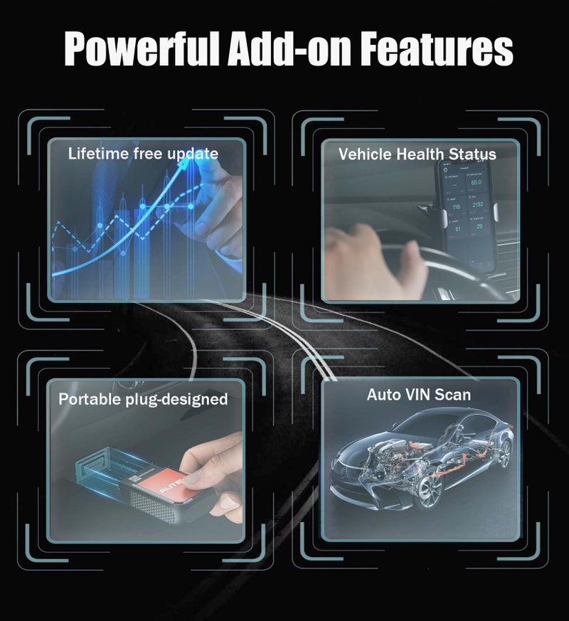 Autel MaxiAP AP2500 Upgraded AP200/AP200C/AP200H/AP200M Bluetooth OBD2 Code Reader Auto Scanner Car Scan Tool 5+ Service Functions 45+ Car Brands Free APP for Android/iOS Advanced AP2500E - Image 5